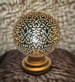 Moroccan brass table lamps Handcrafted brass lamps Moroccan table lighting Brass desk lamps Moroccan-style lamps Bohemian brass lamps Antique Moroccan lamps Decorative brass table lamps Artisan brass lamps Vintage Moroccan lighting Moroccan bedside lamps Intricate brass lamps Moroccan accent lighting Brass lantern table lamps Traditional Moroccan lamps