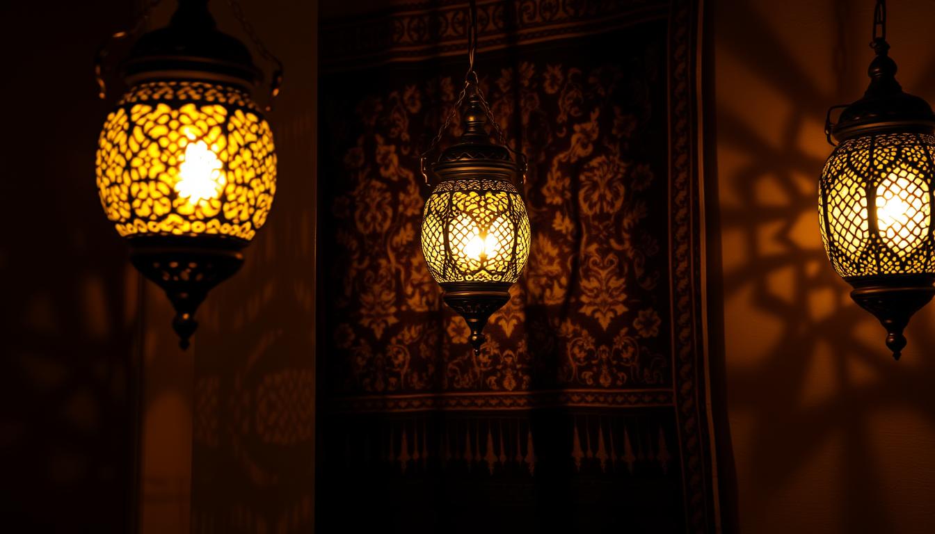 Moroccan brass Lamps