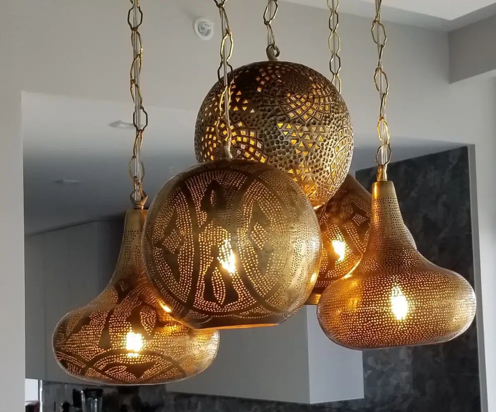 Copper Ceiling Lamp, moroccan lamps, moroccan style lamps